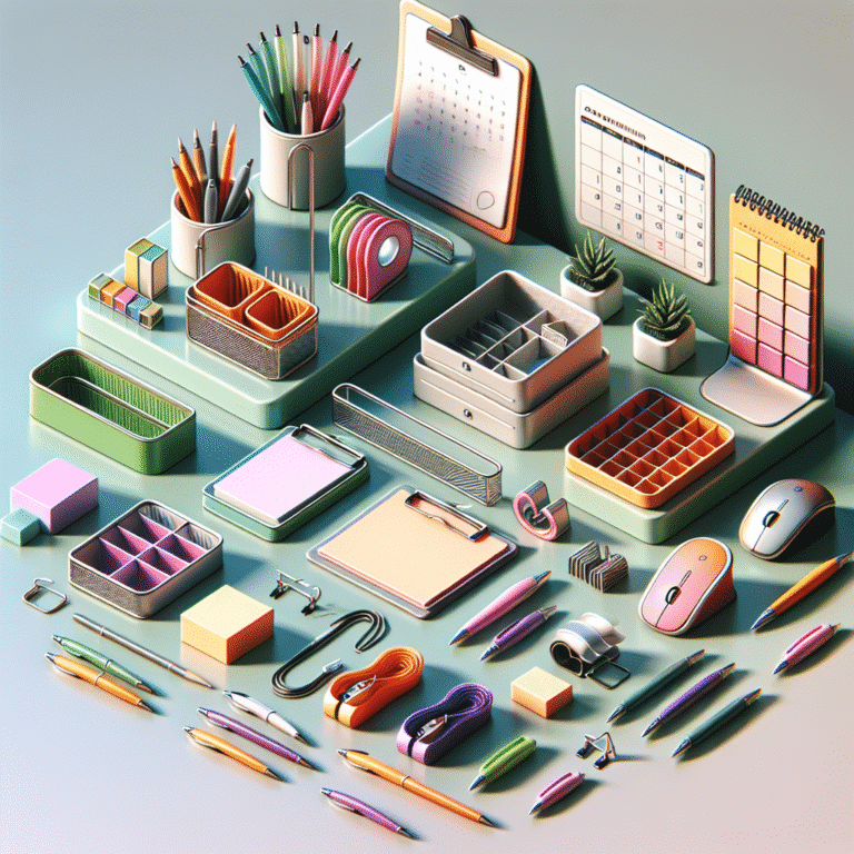 low-cost office organization gadgets