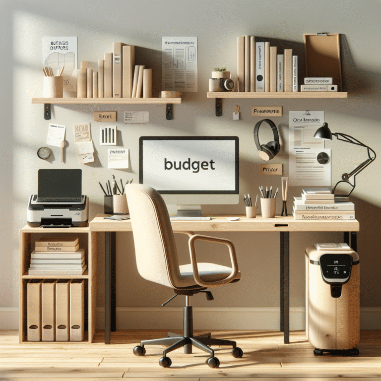low-cost tools for home office setup