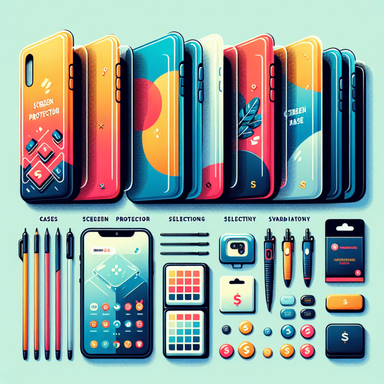 budget phone cases and screen protectors